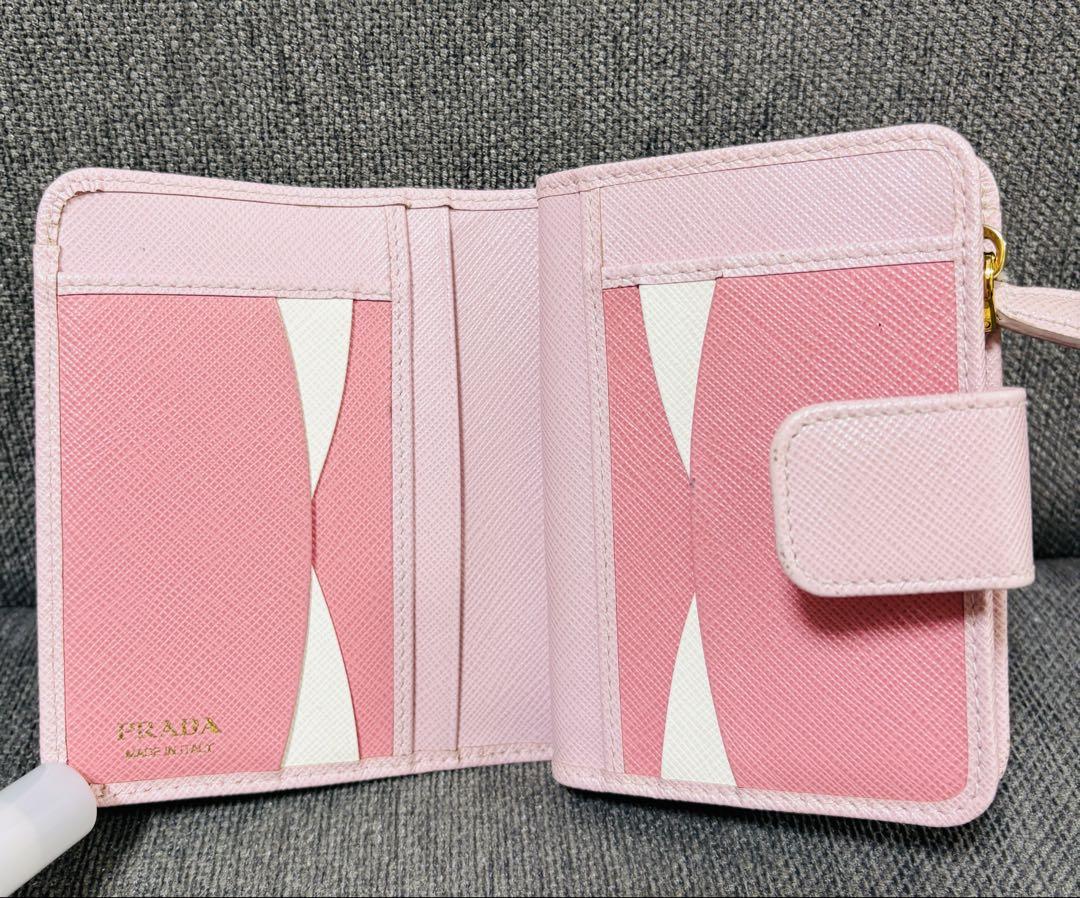 プラダ 二つ折り財布 サフィアーノ マルティック PRADA 2023購入