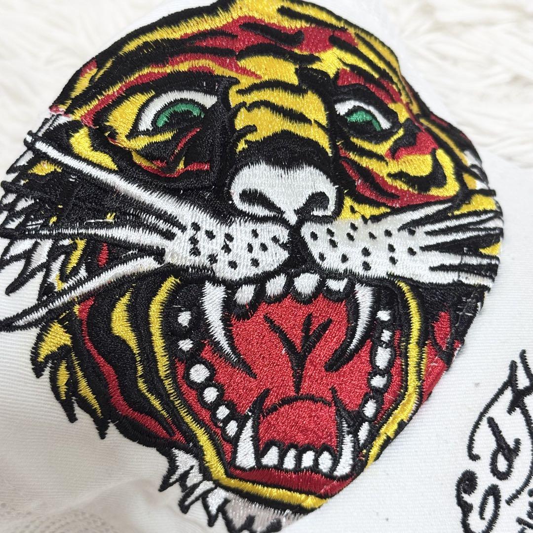 【平成の虎】Ed Hardy エドハーディー メッシュキャップ 刺繍 Y2K