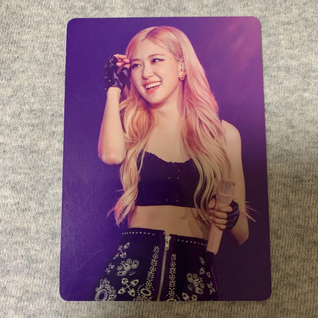 BLACKPINK  IN YOUR AREA 大阪　トレカ　ブルピン　公式 BLACKPINK IN YOUR AREA DVD初回限定盤 トレカ ロゼ - メルカリ