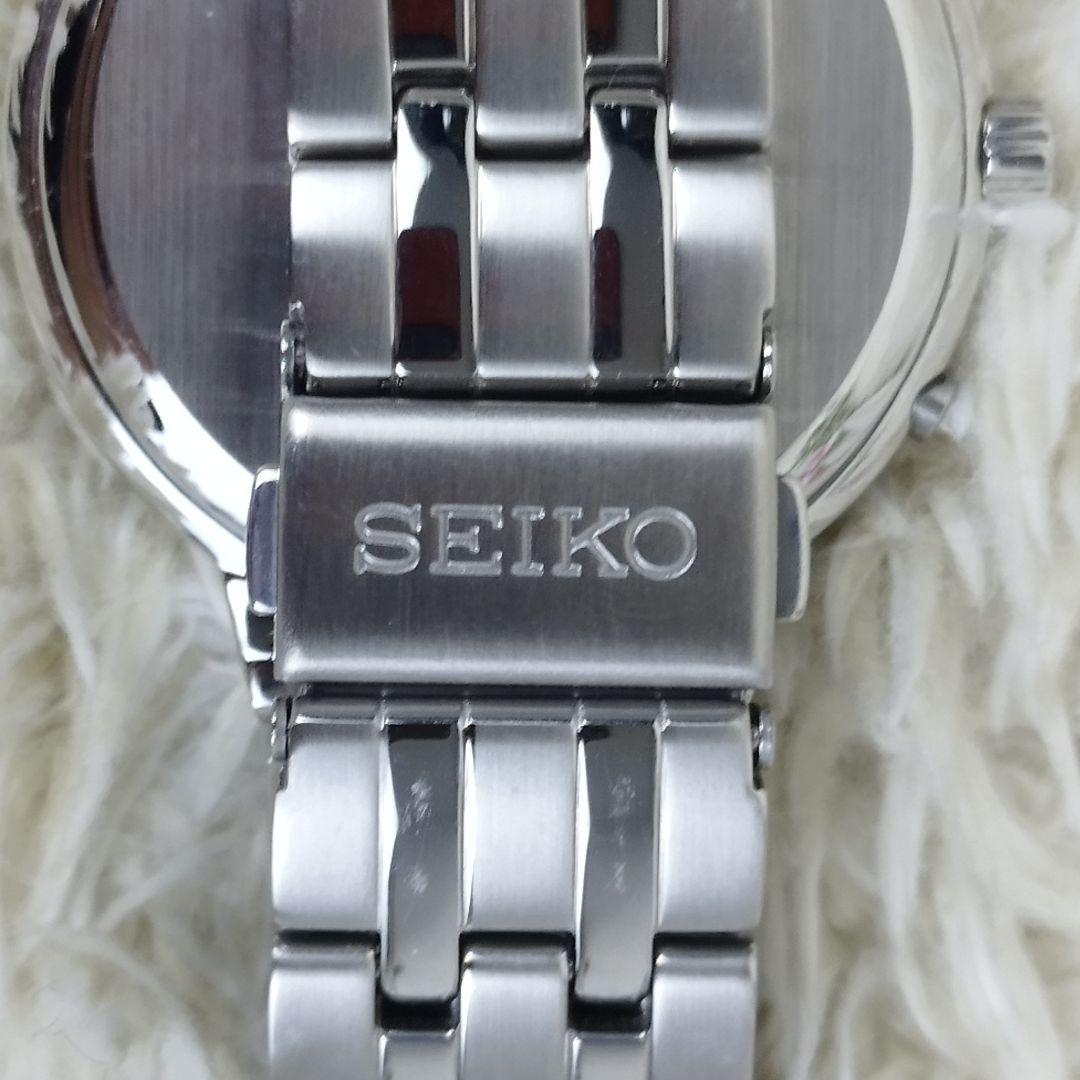 【超美品/稼働品】SEIKO 腕時計 スピリット 電波ソーラー 青文字盤