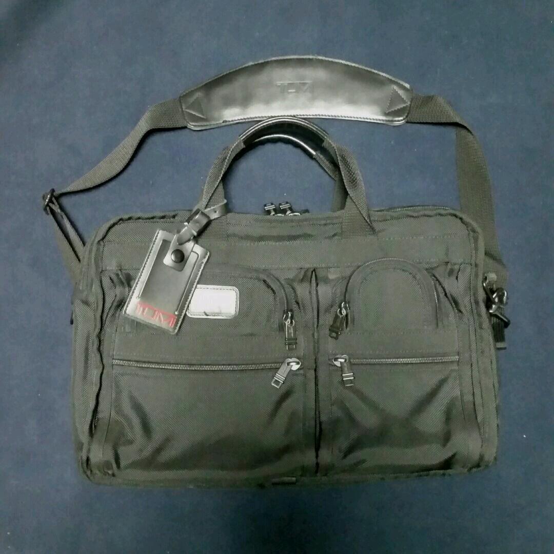 【希少】TUMI 204D3 ナイロンブリーフ アメリカ製 純正PCケース付き
