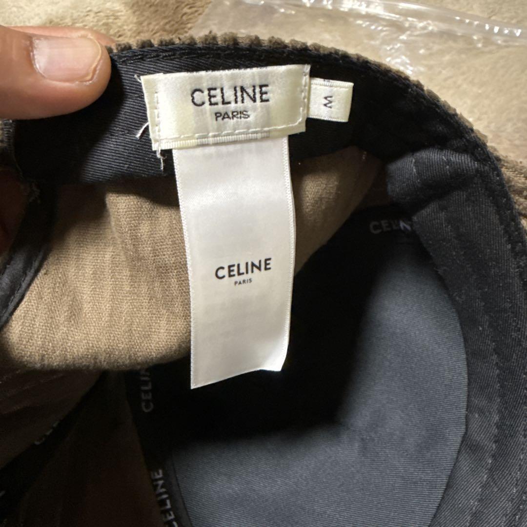 ベースボールキャップ CELINE トリオンフ コーデュロイキャップ