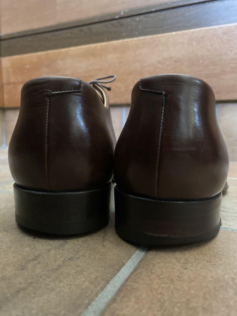 【美品】F.lli Giacometti イタリア製革靴　39サイズ　ブラウン