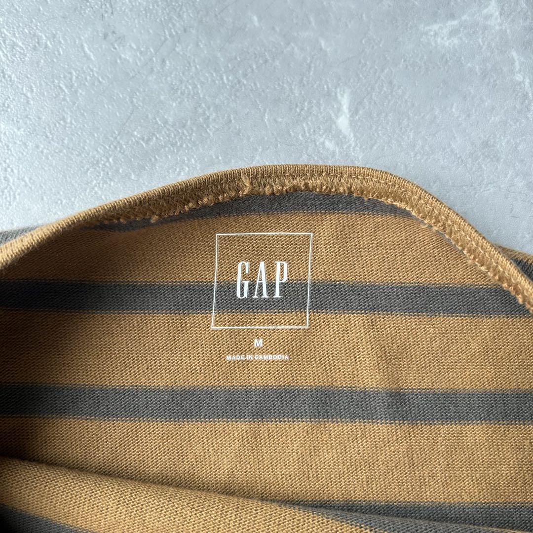 00s OLD GAP ボーダーロンT cityboy 古着 長袖 y2k 短丈