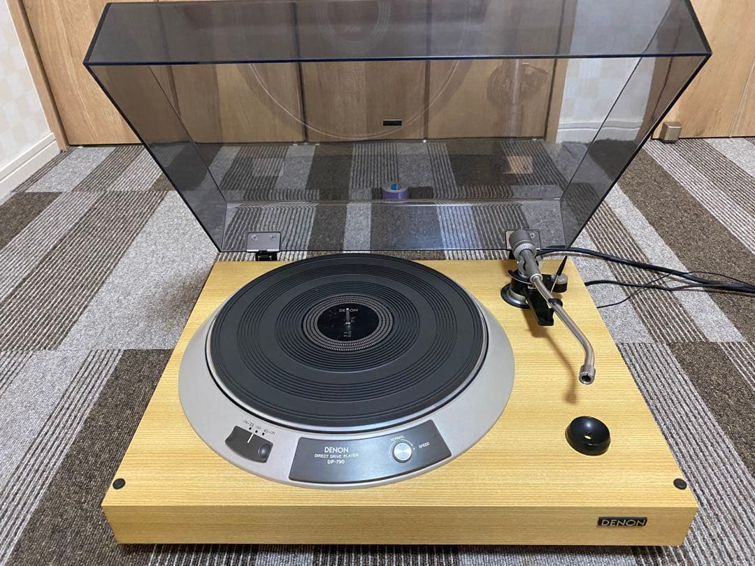 保証ありDENON　DP-790　レコードプレイヤー　メンテナンス済み　整備済み