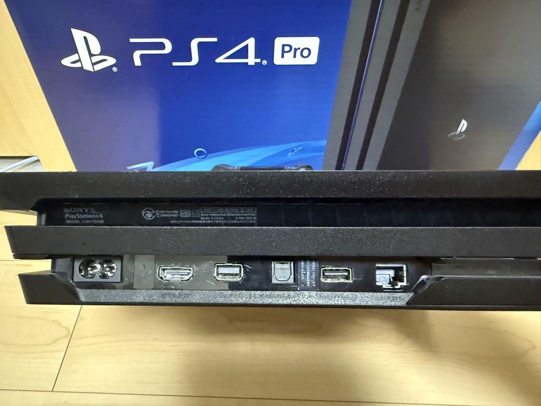 ps4 pro 1TB ジェットブラック　箱付き