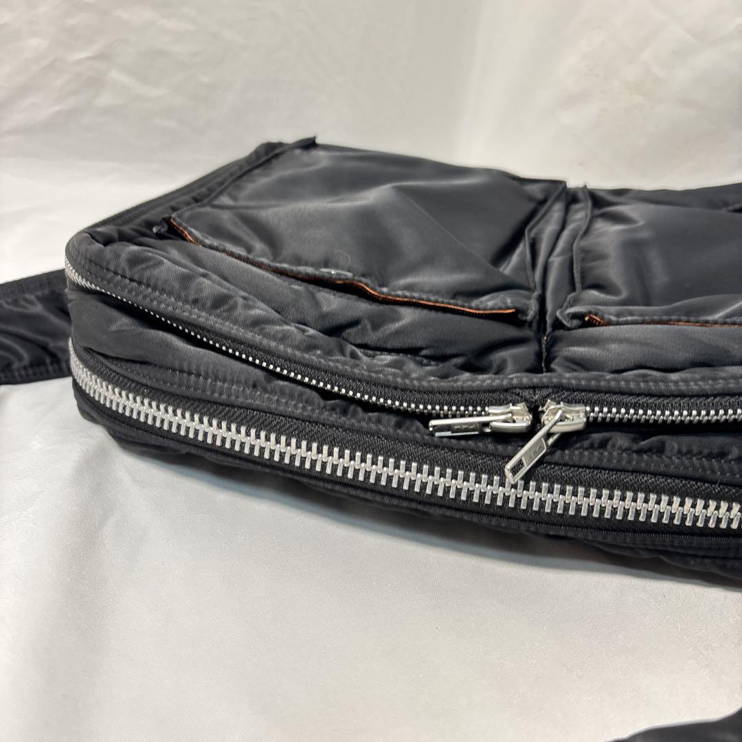 極美品✨PORTER ポーター タンカー ショルダーバッグ ブラック　2層