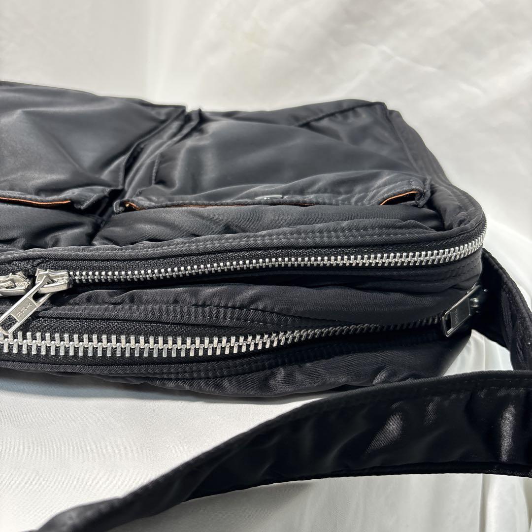 極美品✨PORTER ポーター タンカー ショルダーバッグ ブラック　2層