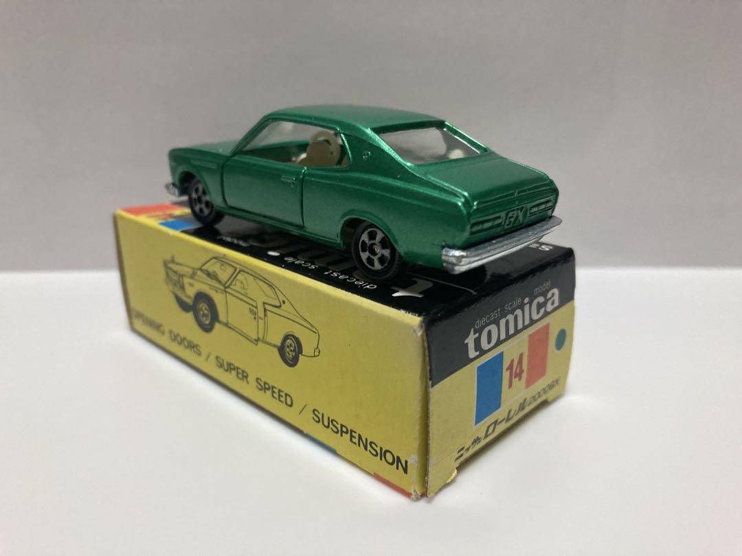 トミカ　黒箱　日本製　ニッサン　ローレル2000GX 1Aホイール