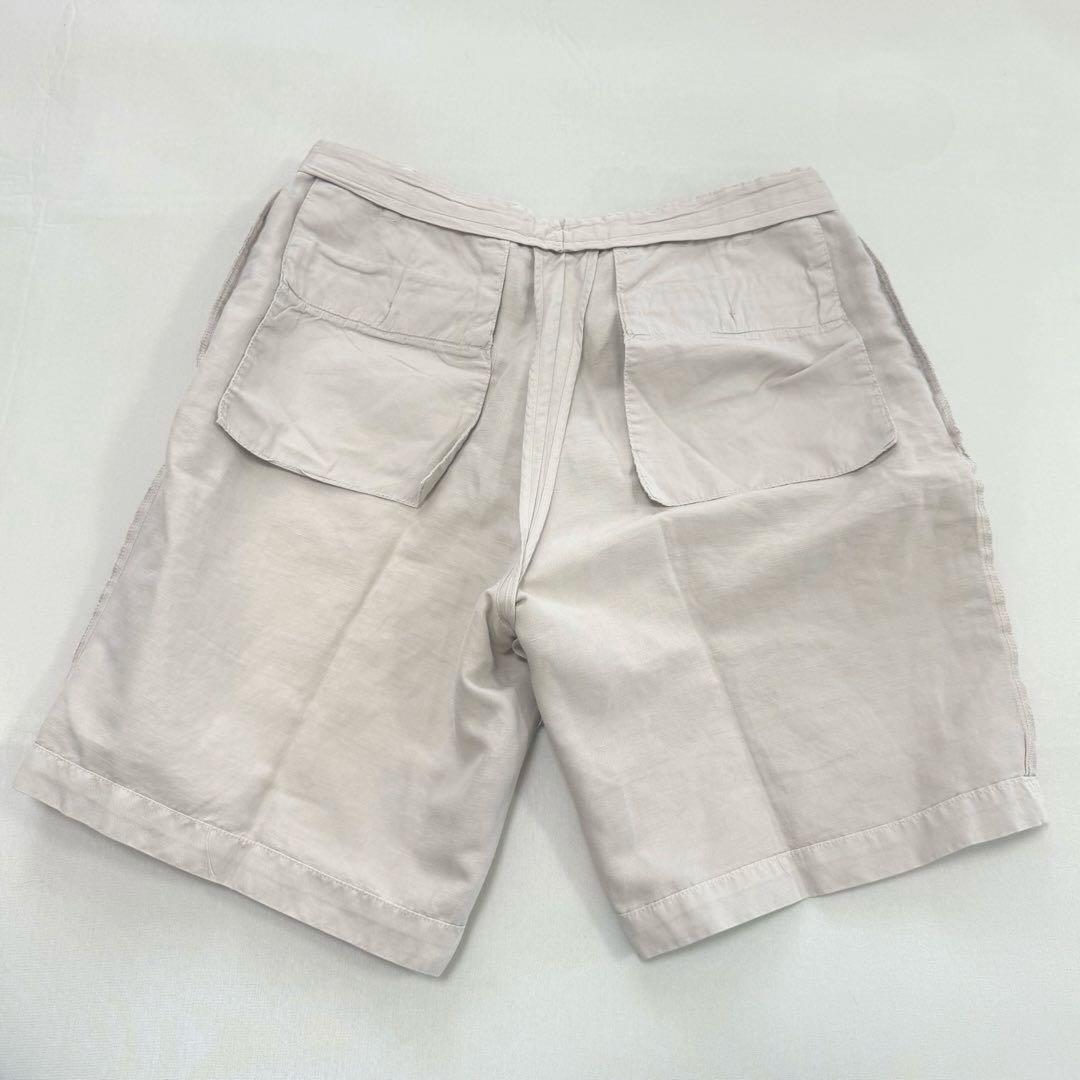 ロロピアーナloropiana ショートパンツ ハーフパンツ　リネン　ベージュ