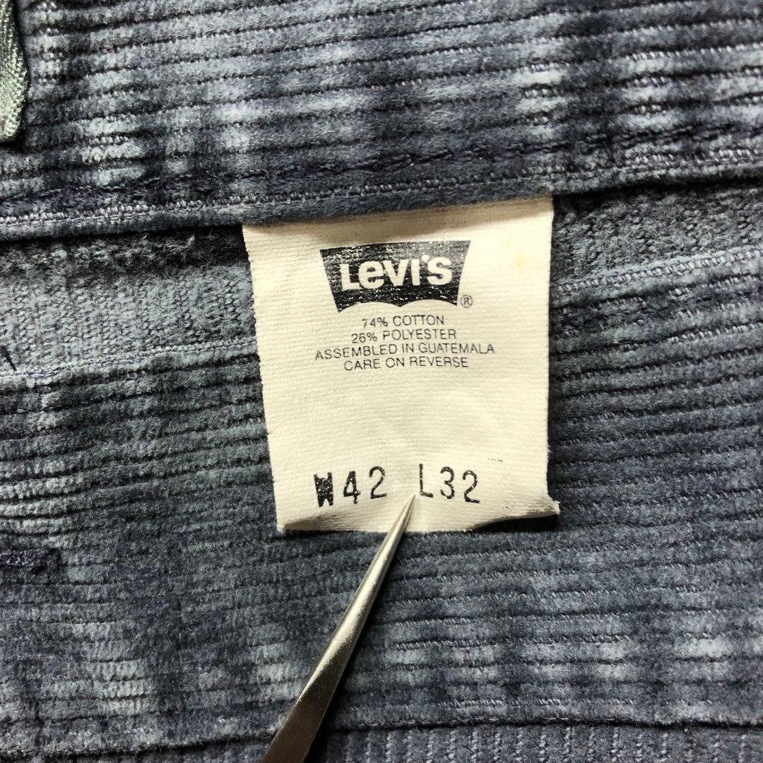 Levi's シルバータブ コーディロイ グレー パンツ 42 L32 希少‼️ Levi's シルバータブ コーディロイ グレー パンツ 42 L32 希少‼️