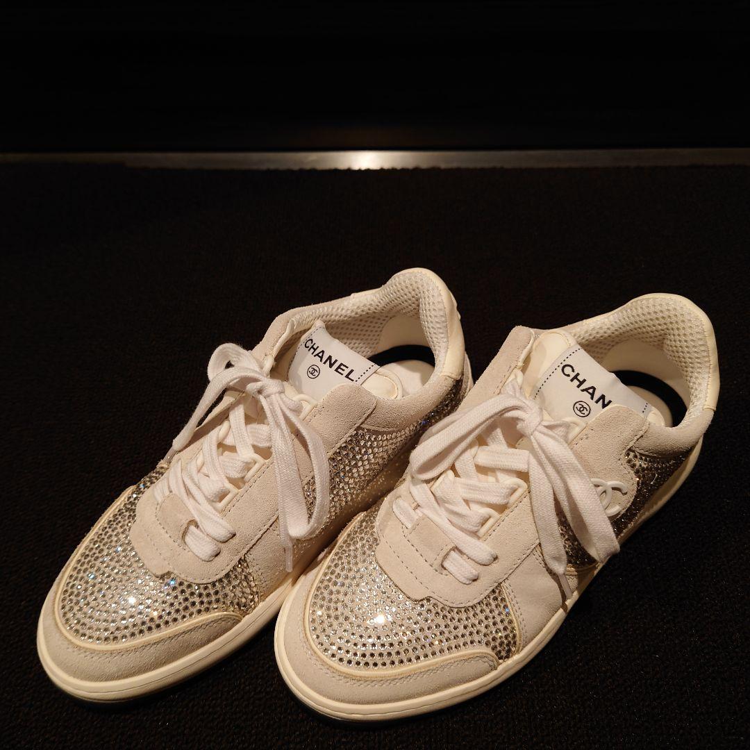CHANEL キラキラ✨ビジュースニーカー レディース