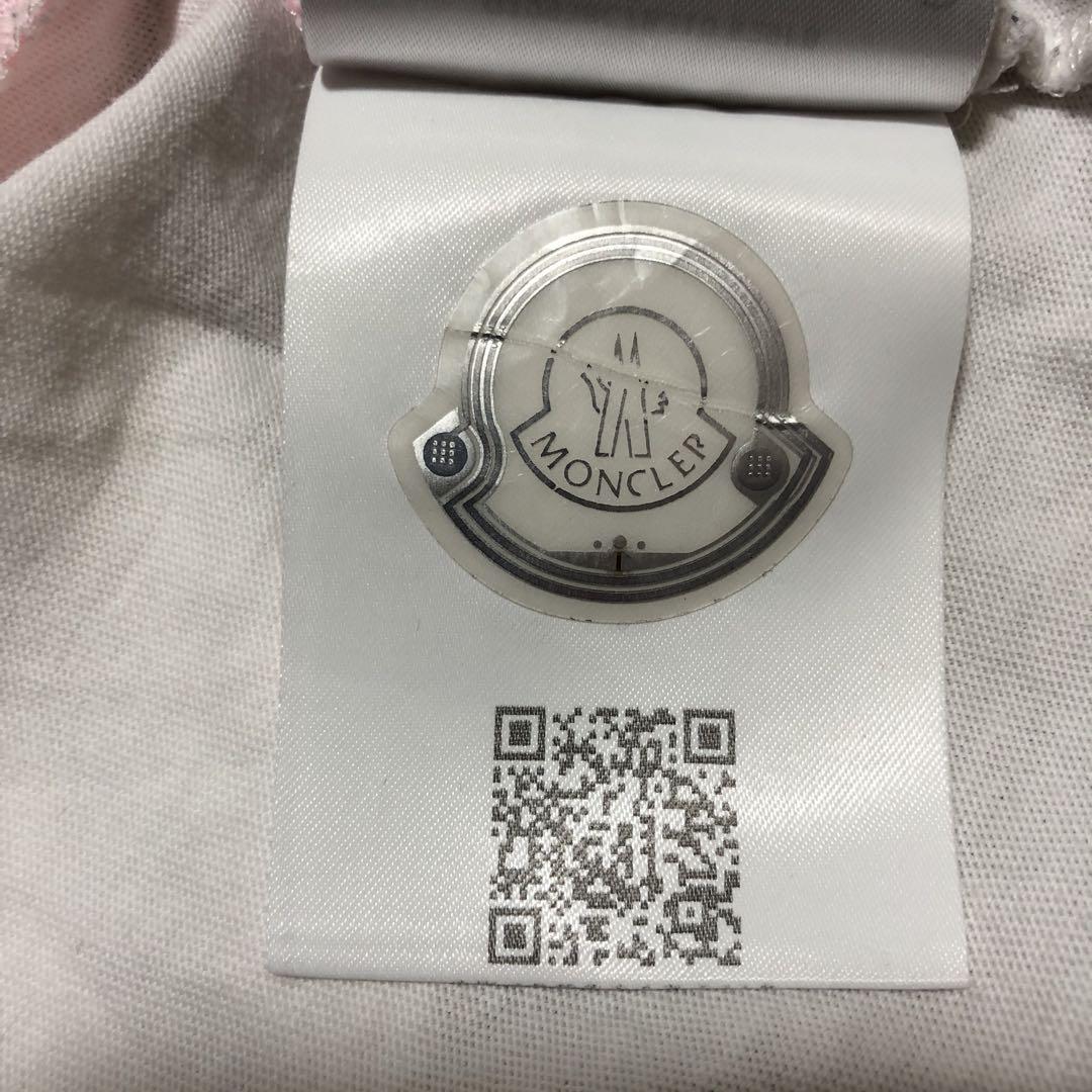 極美品　モンクレール　ペイント　デカロゴ　レディース　Tシャツ　M 4S358