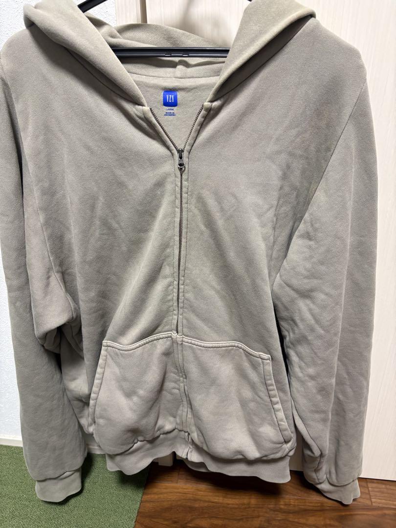 Yeezy gap zipパーカー　グレージュ　L
