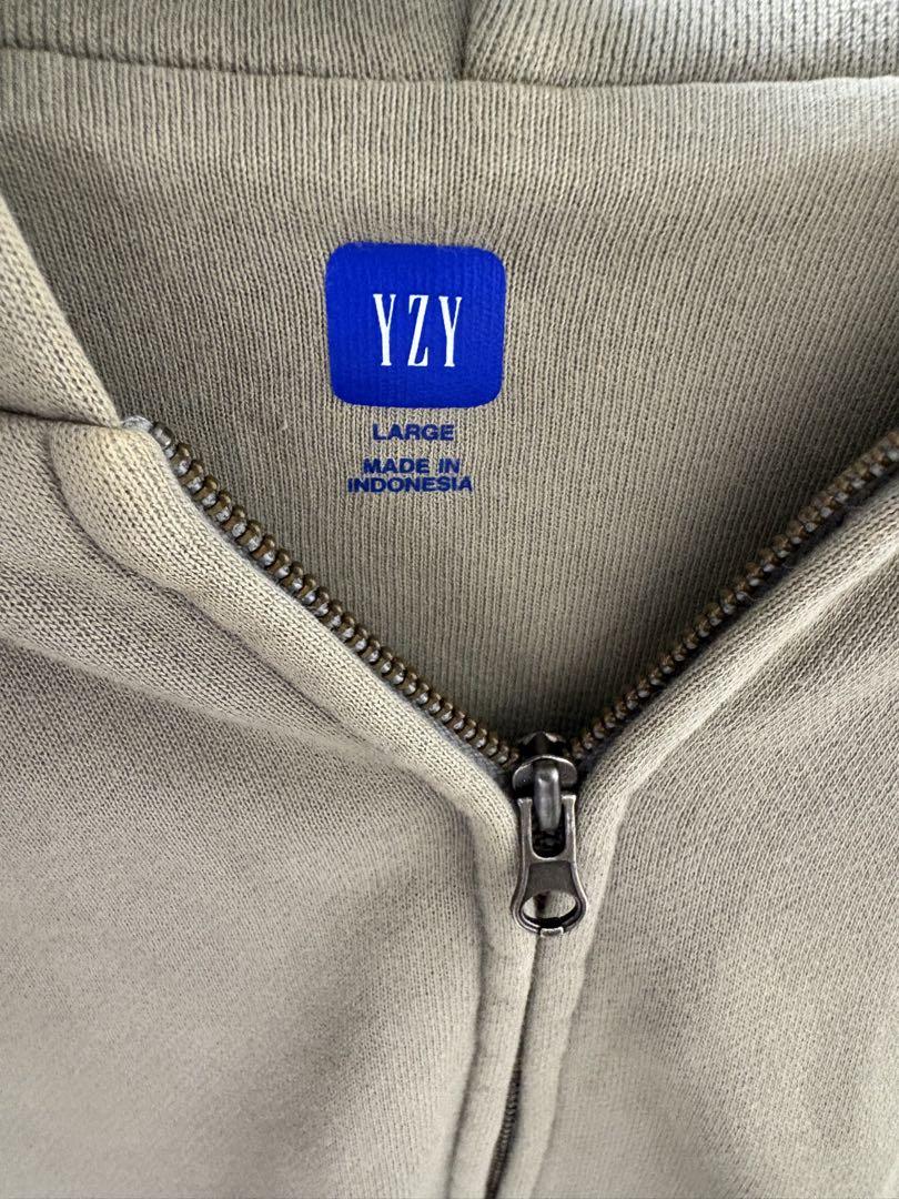 Yeezy gap zipパーカー　グレージュ　L