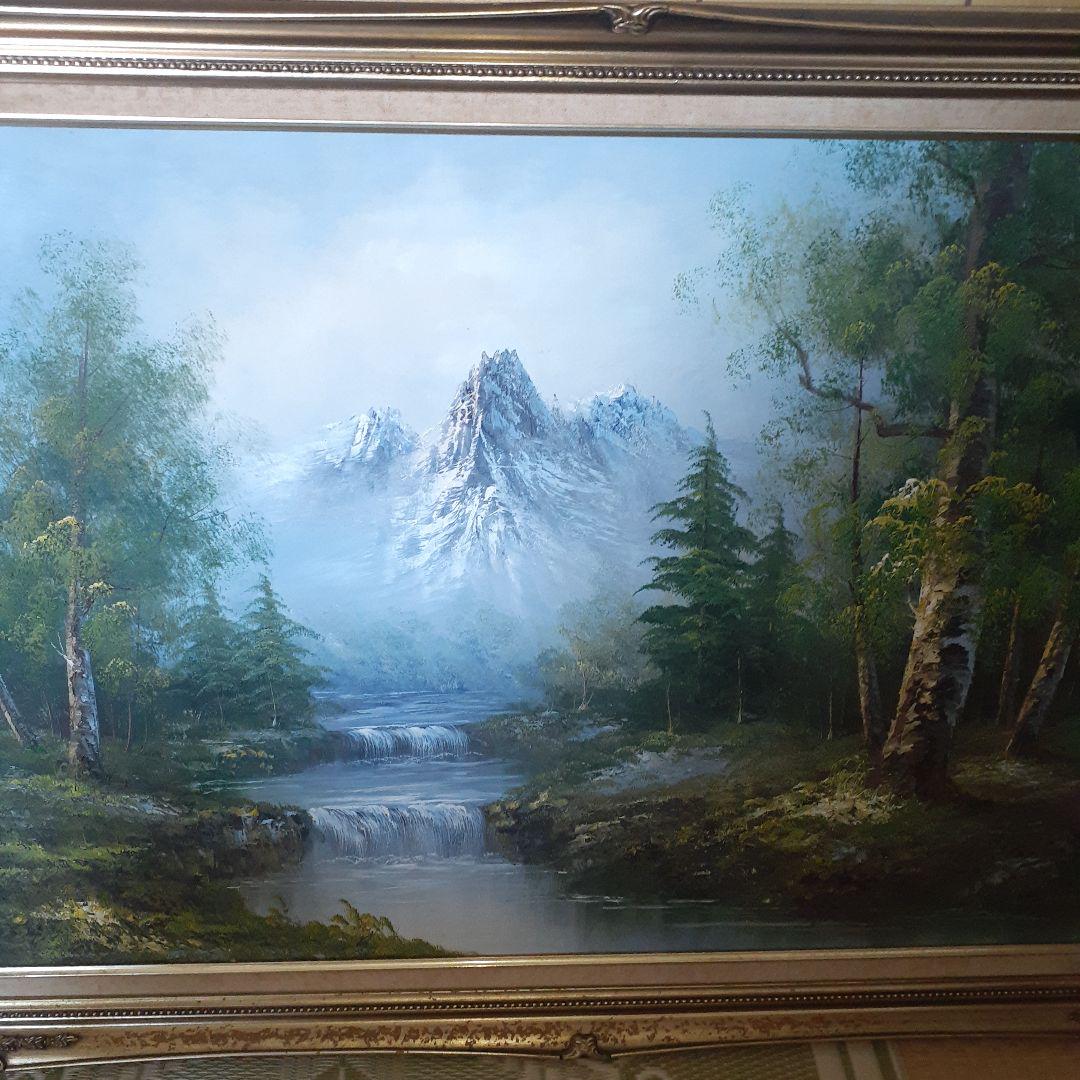 ☆特別価格☆アンティーク風景画 油彩画 、油絵、油絵風景画