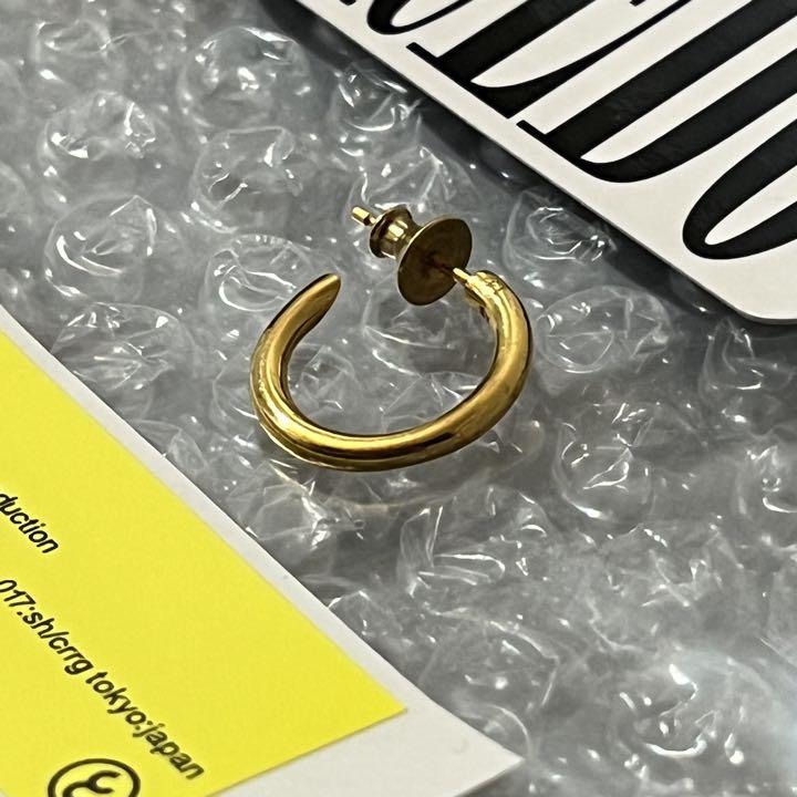 CAREERING PLACEBO 301ゴールド キャリアリング ピアス CAREERING PLACEBO 301ゴールド キャリアリング ピアス