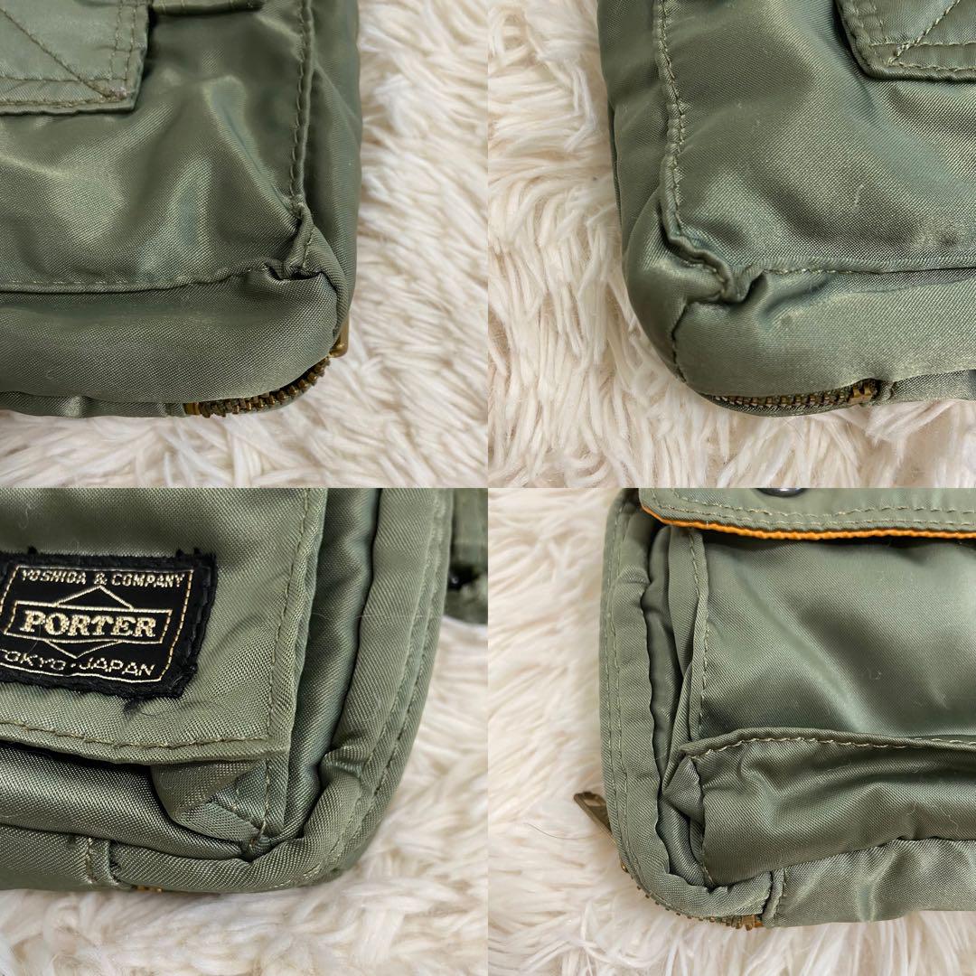 PORTER タンカー ショルダーバッグ カーキ 2way ショルダー