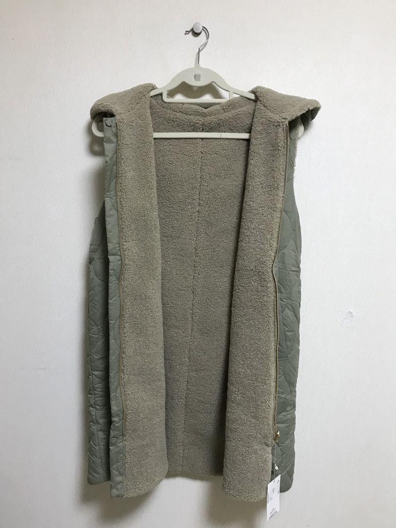 ブージュルード Bou Jeloud サイド切替CLOMAX中綿ロングベスト(504964305) | ブージュルード(Bou Jeloud) - d  fashion