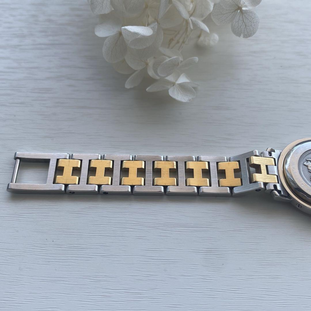 【HERMES】レディース アナログ時計 シルバー ゴールド HERMES エルメス レディース腕時計 プロフィール クオーツ