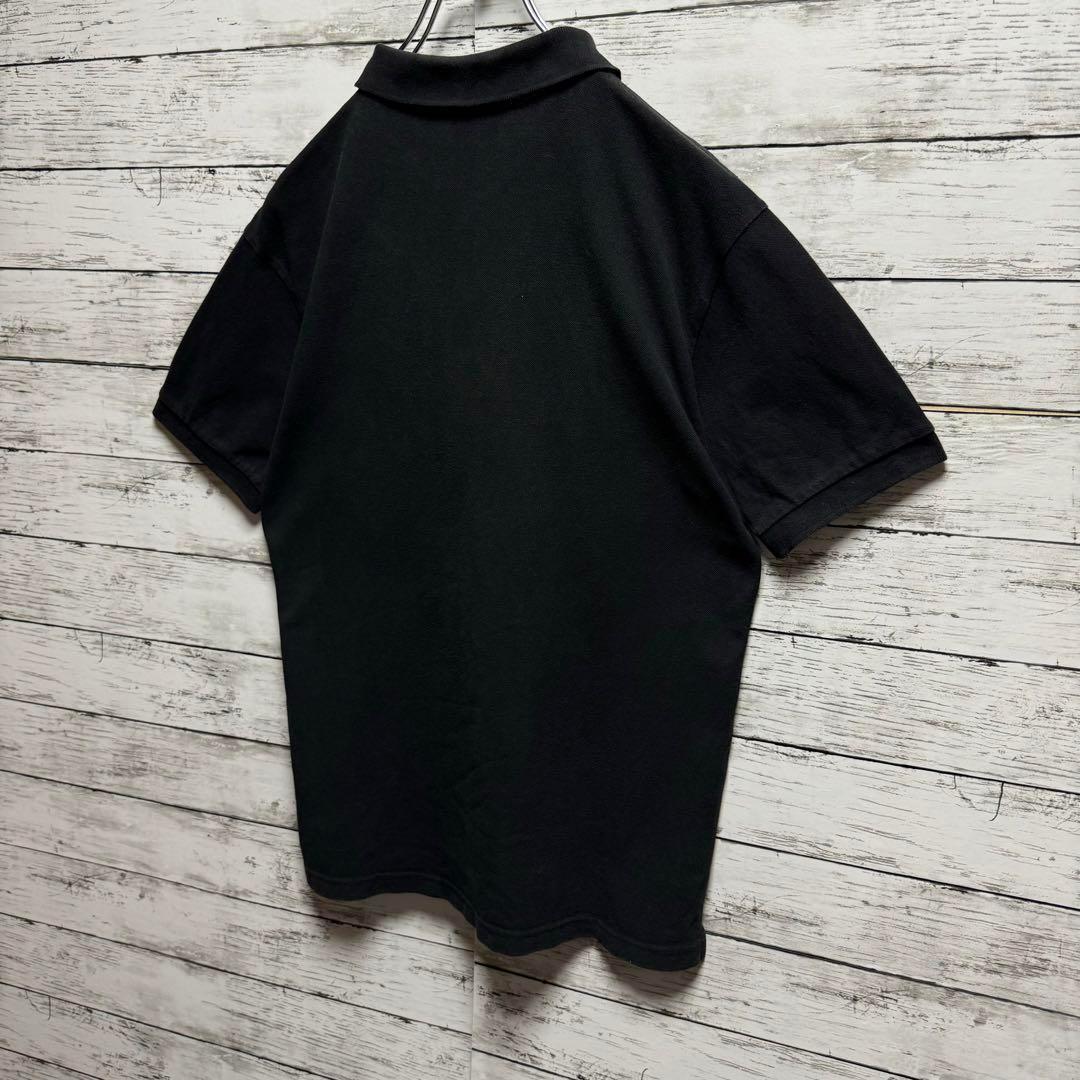 a211a【人気のL】ラコステ　刺繍ロゴ　ワンポイント　人気モデル　ポロシャツ