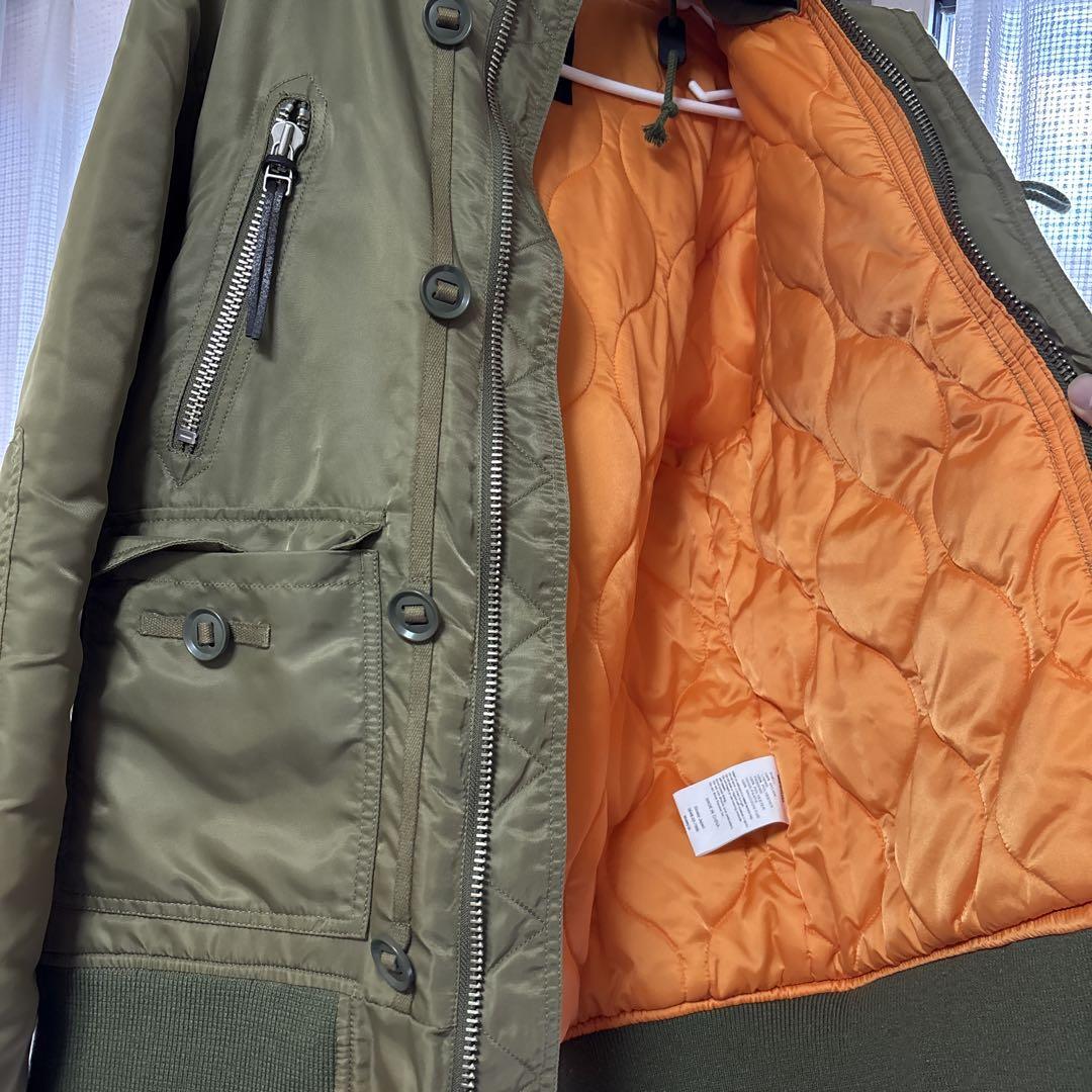 Stussy フード付き ミリタリージャケット M