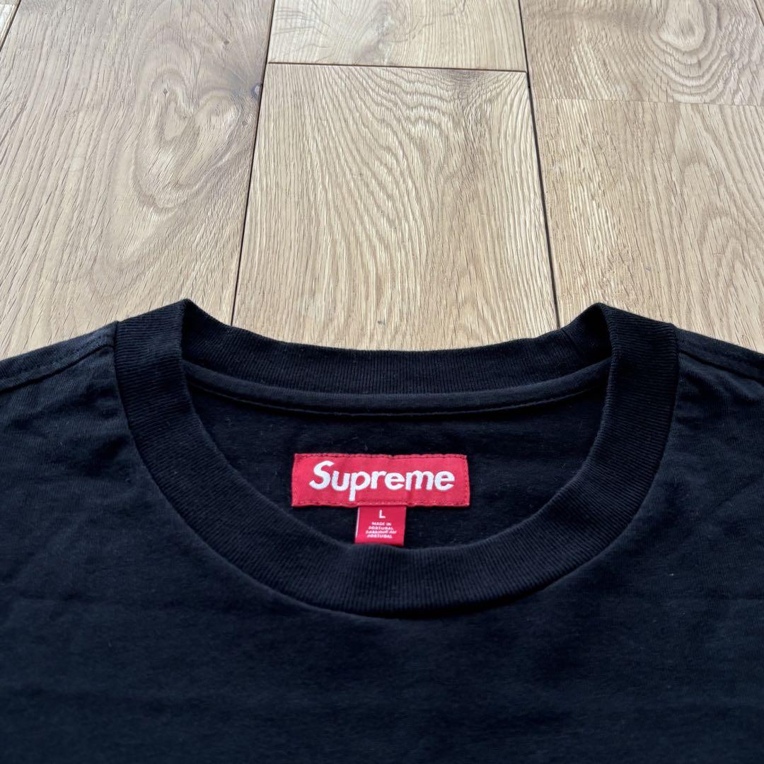 kSupreme 24SS Small Box L/S Tee ブラック