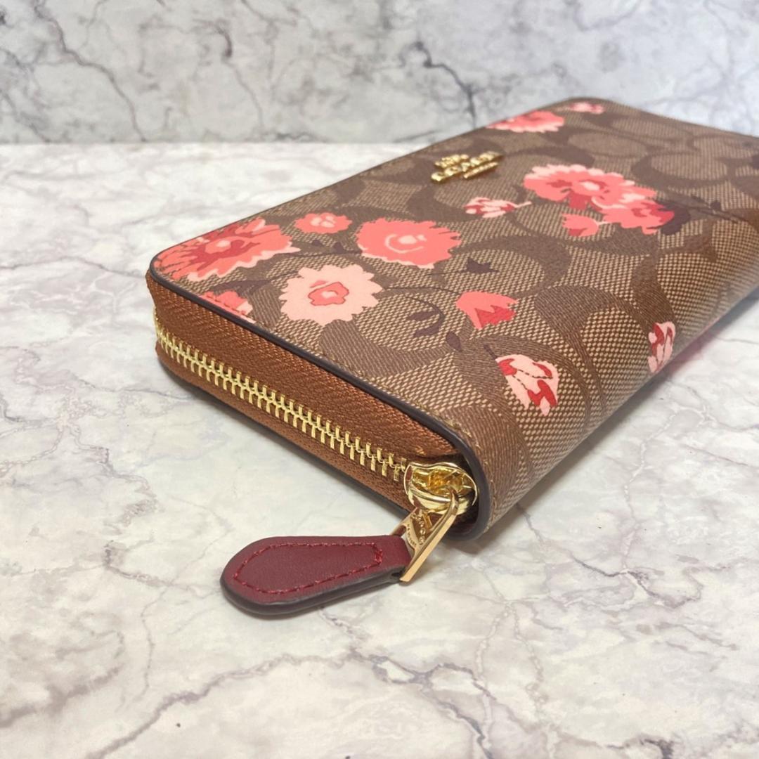 ☆新品☆ 【コーチ】 長財布 カーキ 78018 シグネチャー レディース