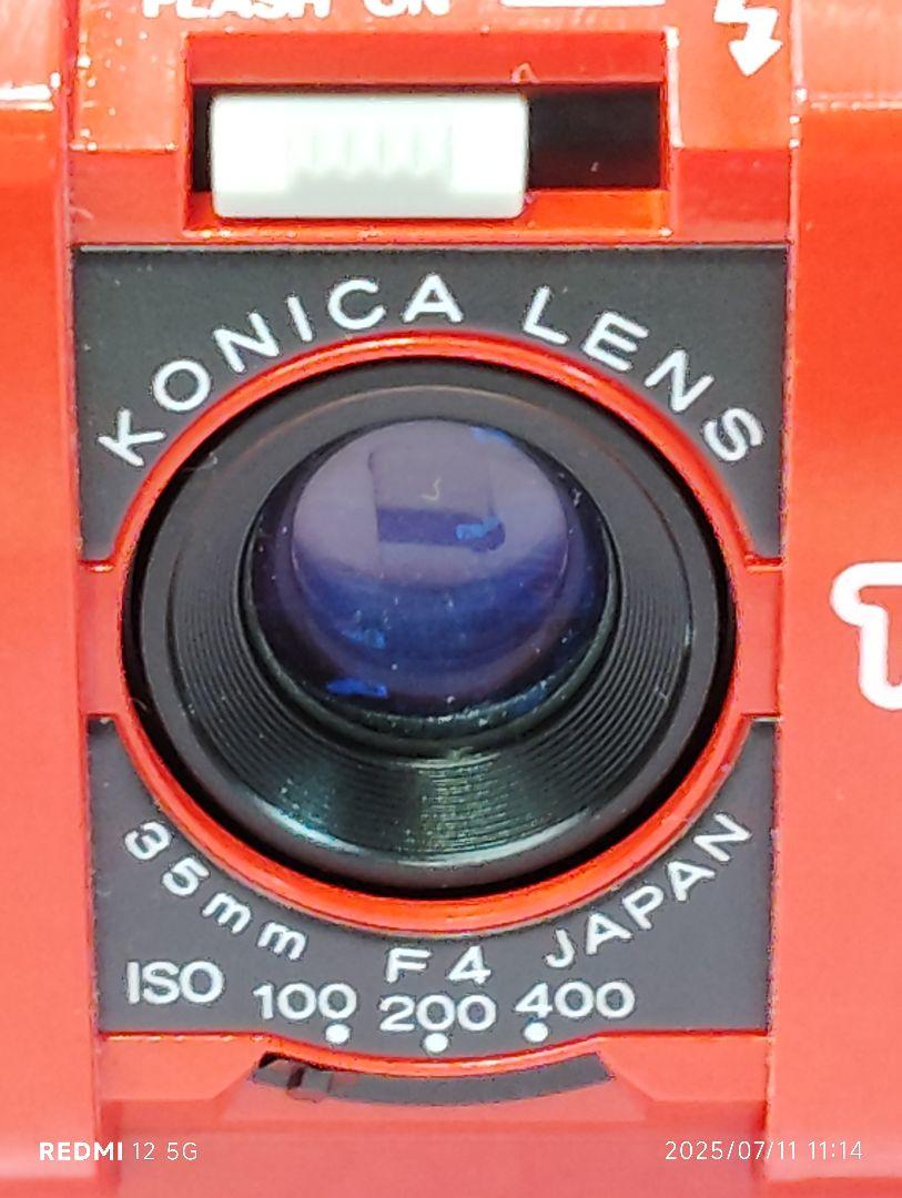 【即納】 ☆美品☆Konica 単三電池 DATE AUTO トマト TOMATO コニカ フィルムカメラ