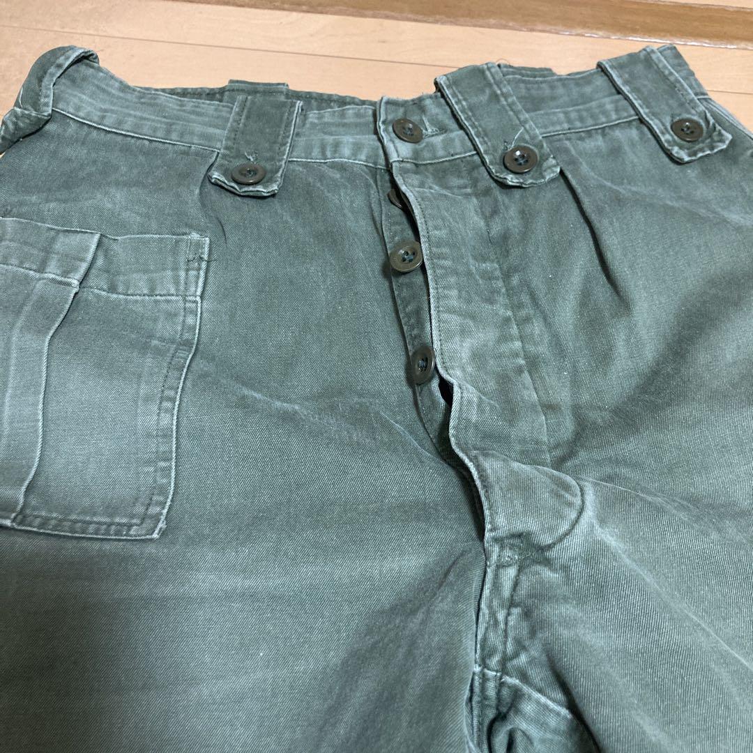 70s ベルギー軍　カーゴパンツ ベイカーパンツm65パンツ