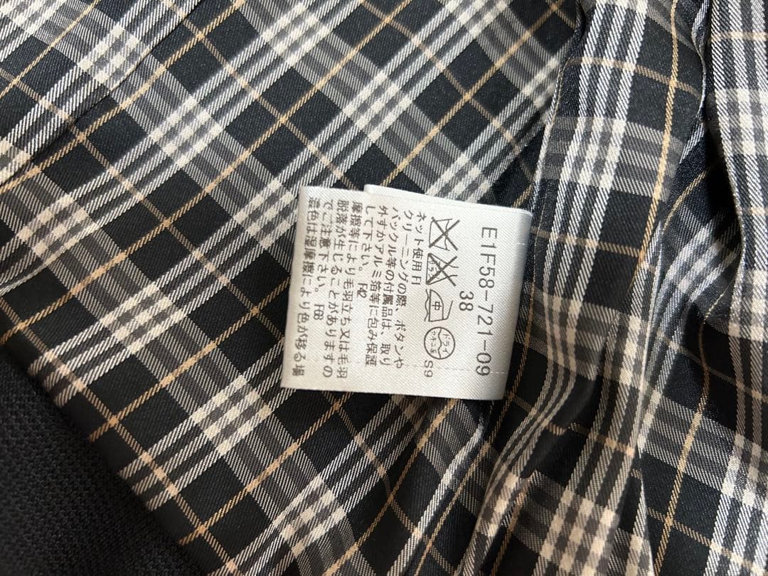 BURBERRY BLUE LABELブラック ダブルブレスト ジャケット