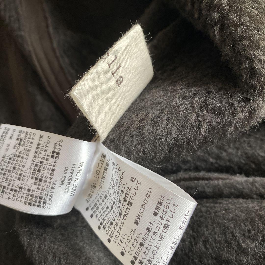 完売品　タグ付き　HELLA MOUTON HOODIE CO ブラウン