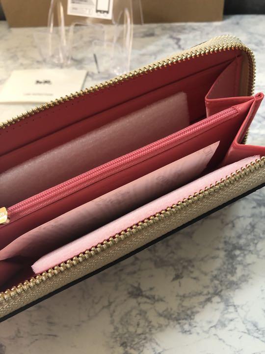 新品 ブラウン 花柄 花 コーチ 長財布 DHq2z-m97569142020 大人気 残り1つ COACH 財布 最安値得価