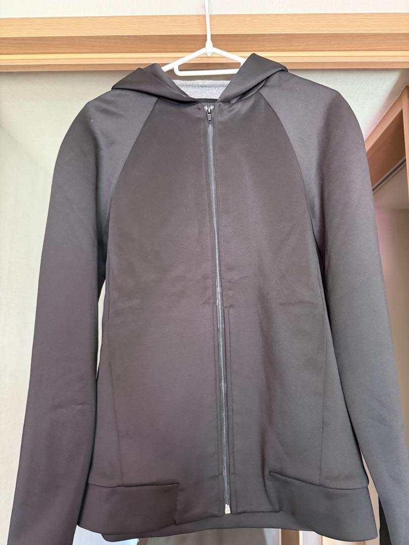 ALEXANDER WANG フード付きパーカー M 黒　美品