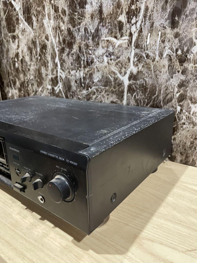 ソニー　カセットデッキ　TC-RX300 通電確認済み　一部欠品