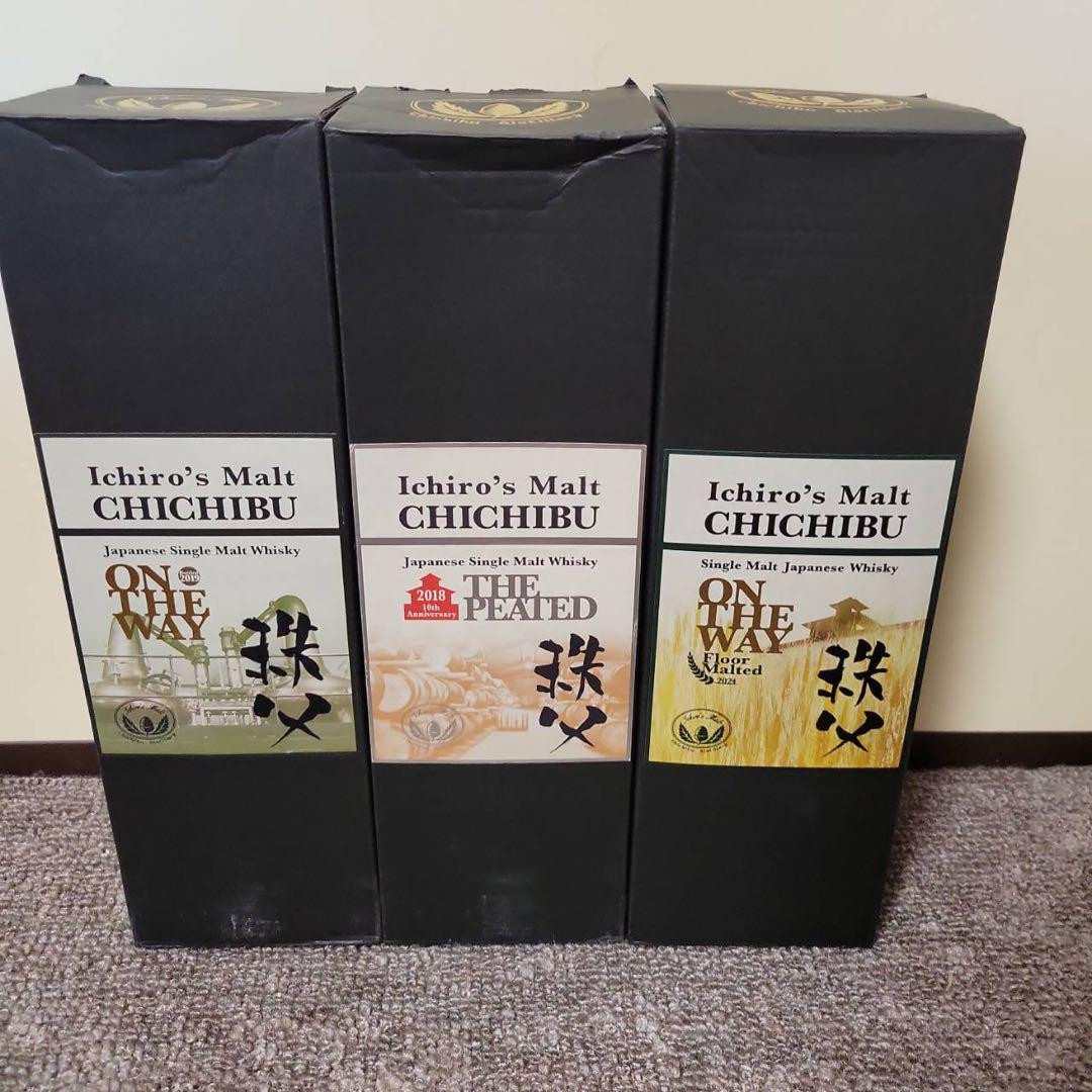 大人気　品薄　Ichiro's Malt 3本セット　新品未開封 初期ロット3本セット】イチローズモルトDD WWR MWR 【羽生蒸溜所
