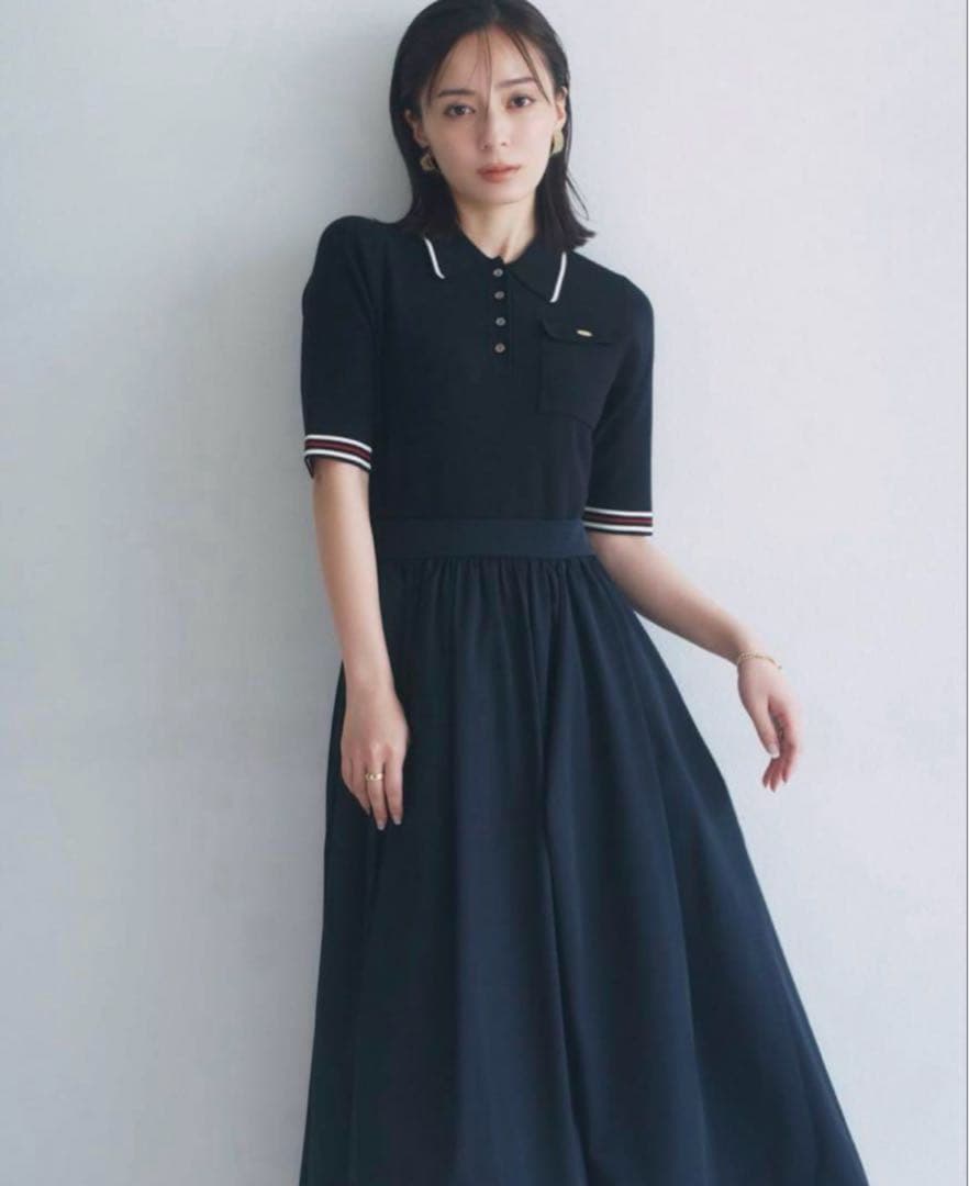 アニュアンス　ポロニットドッキングワンピース　限定色