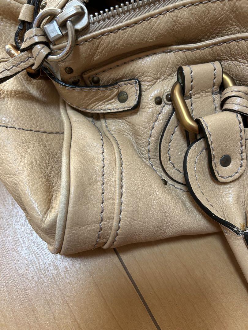 Chloé ベージュ パディントン保存袋付き