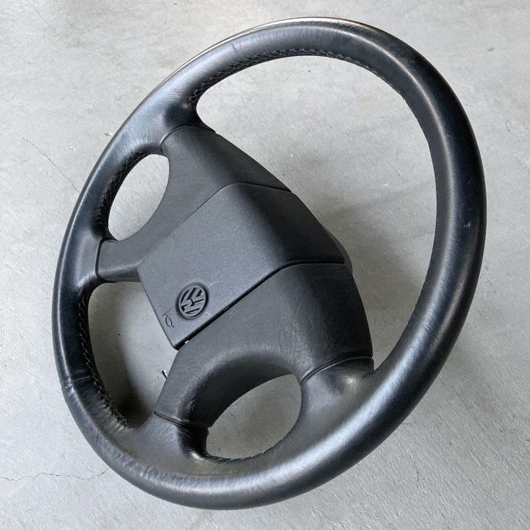 ステアリング Volkswagen純正 321419660 革巻き ステアリング Volkswagen純正 321419660