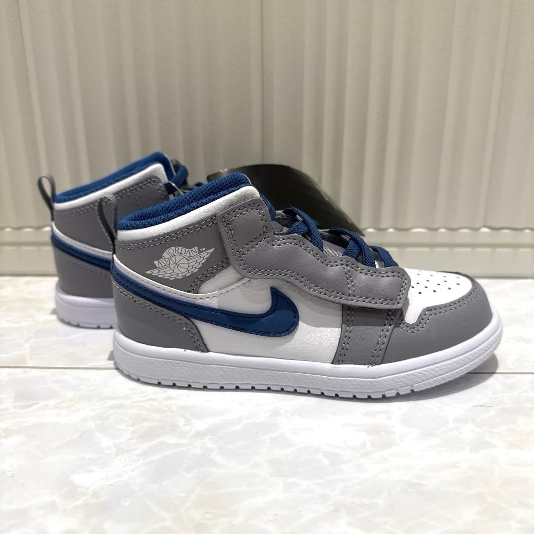Nike ナイキ ジョーダン1 MID ALT 新品 完売品 灰/青16cm