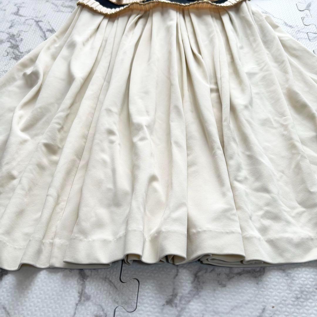 希少✨ グッチ ドッキング リボン 2way ワンピース パール ニット XS
