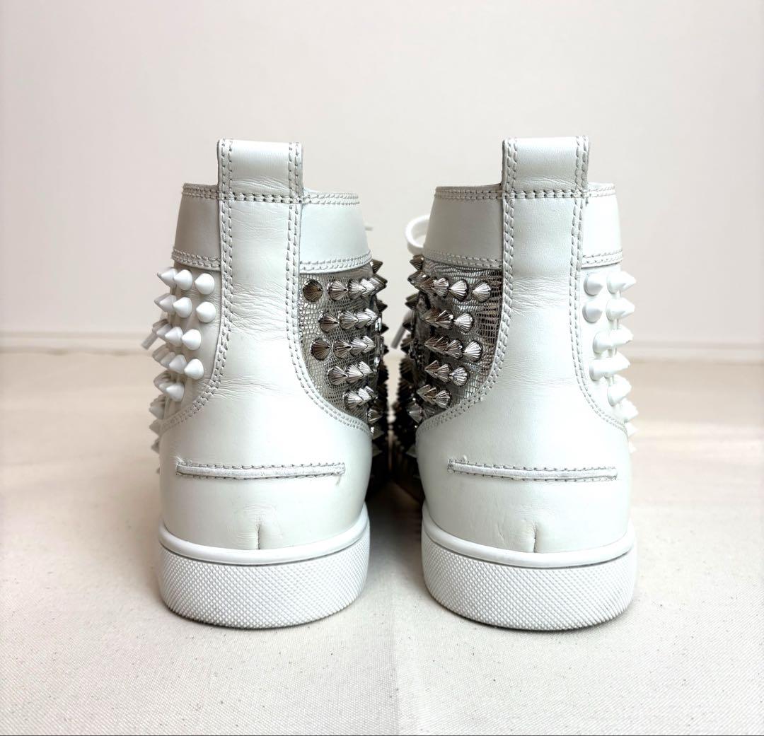 Christian Louboutin ハイカットスニーカー スタッズ 26cm