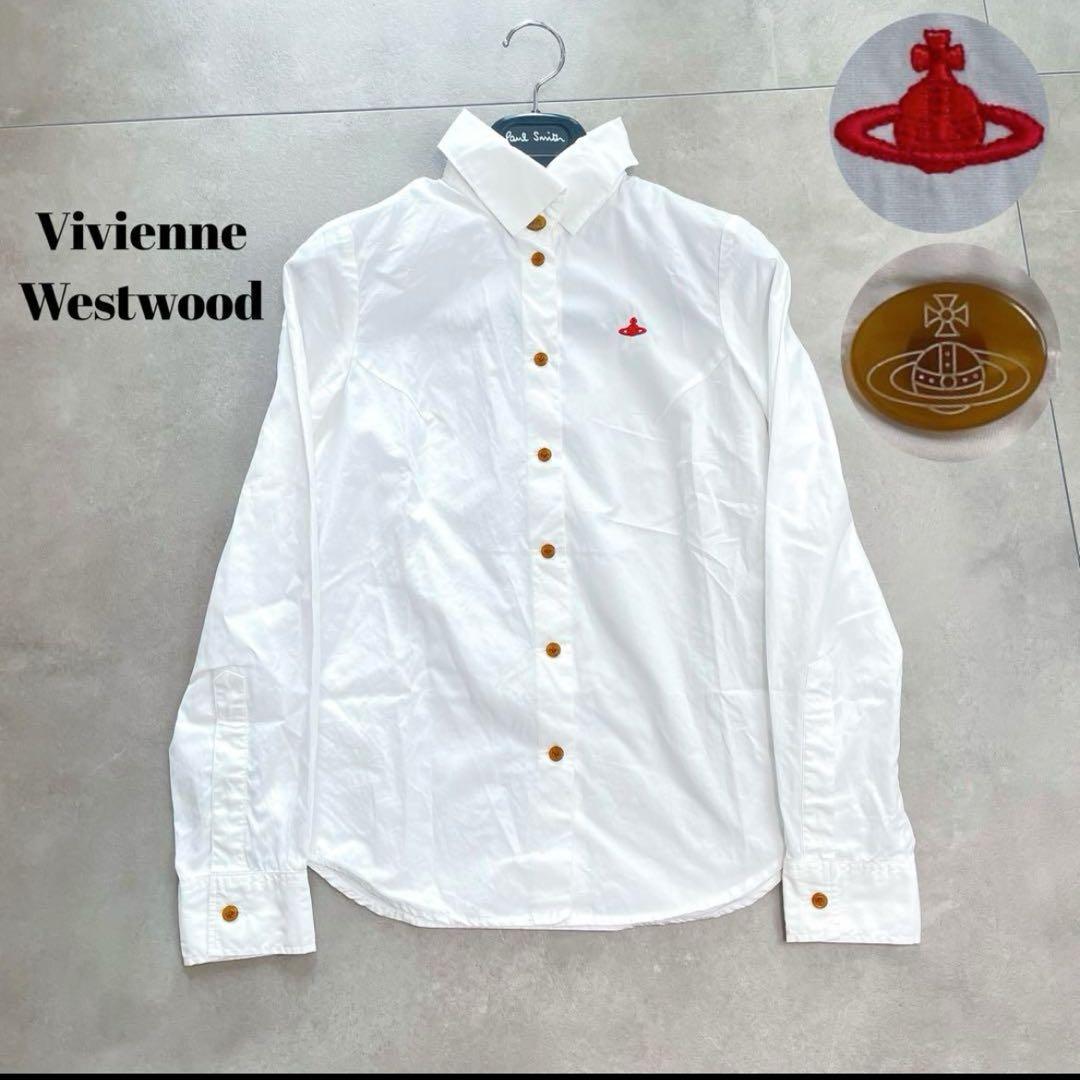Vivienne Westwood シャツ ブラウス オーブ 刺繍 白 1