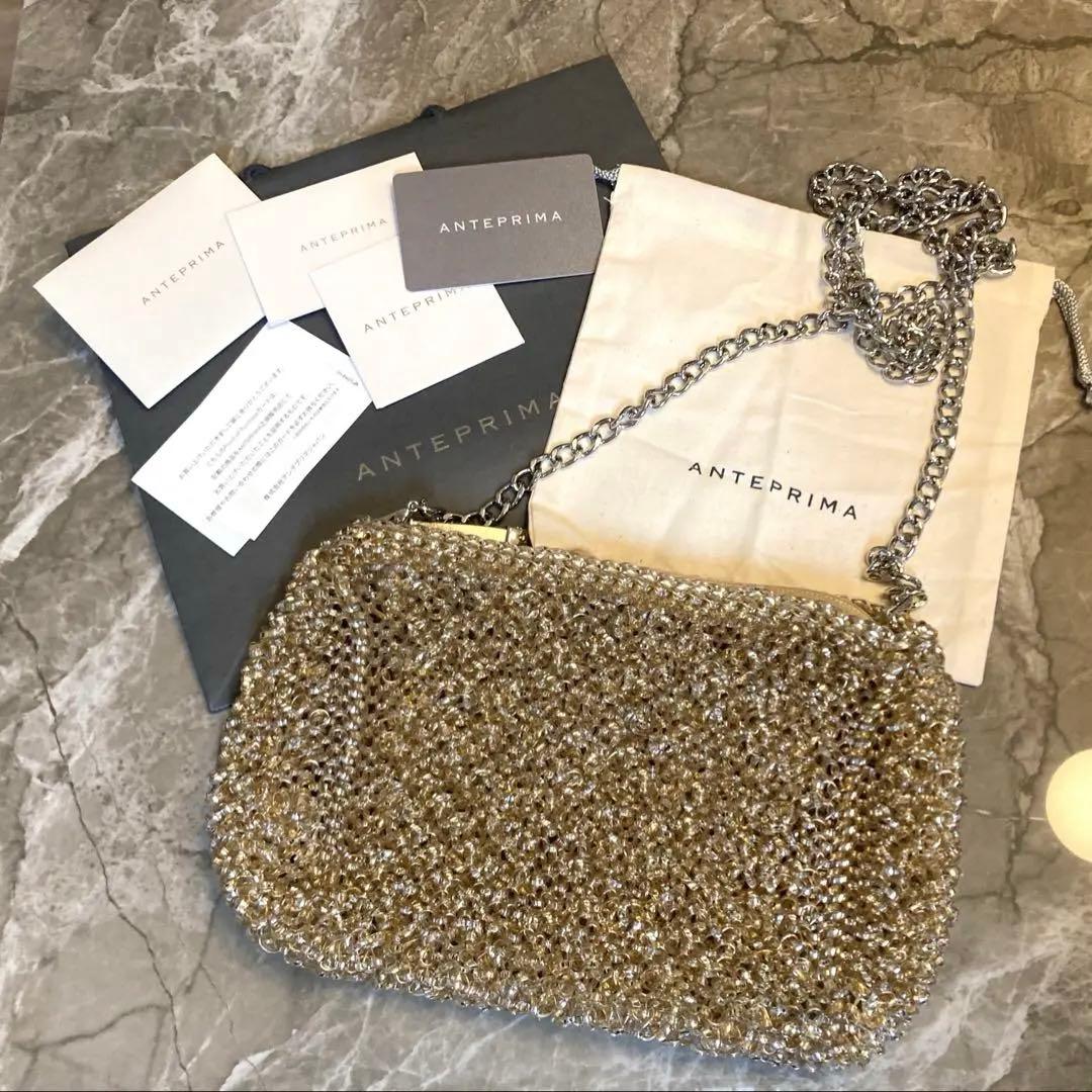ANTEPRIMA ニュースタンダード　ゴールドシルバー　ショルダーバック