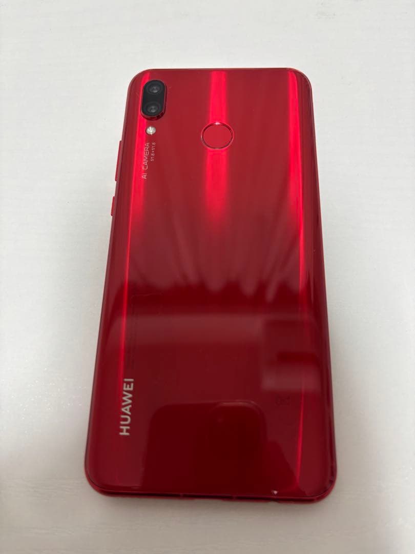 美品 HUAWEI nova 3 PAR-LX9 SIMフリー 128GBレッド