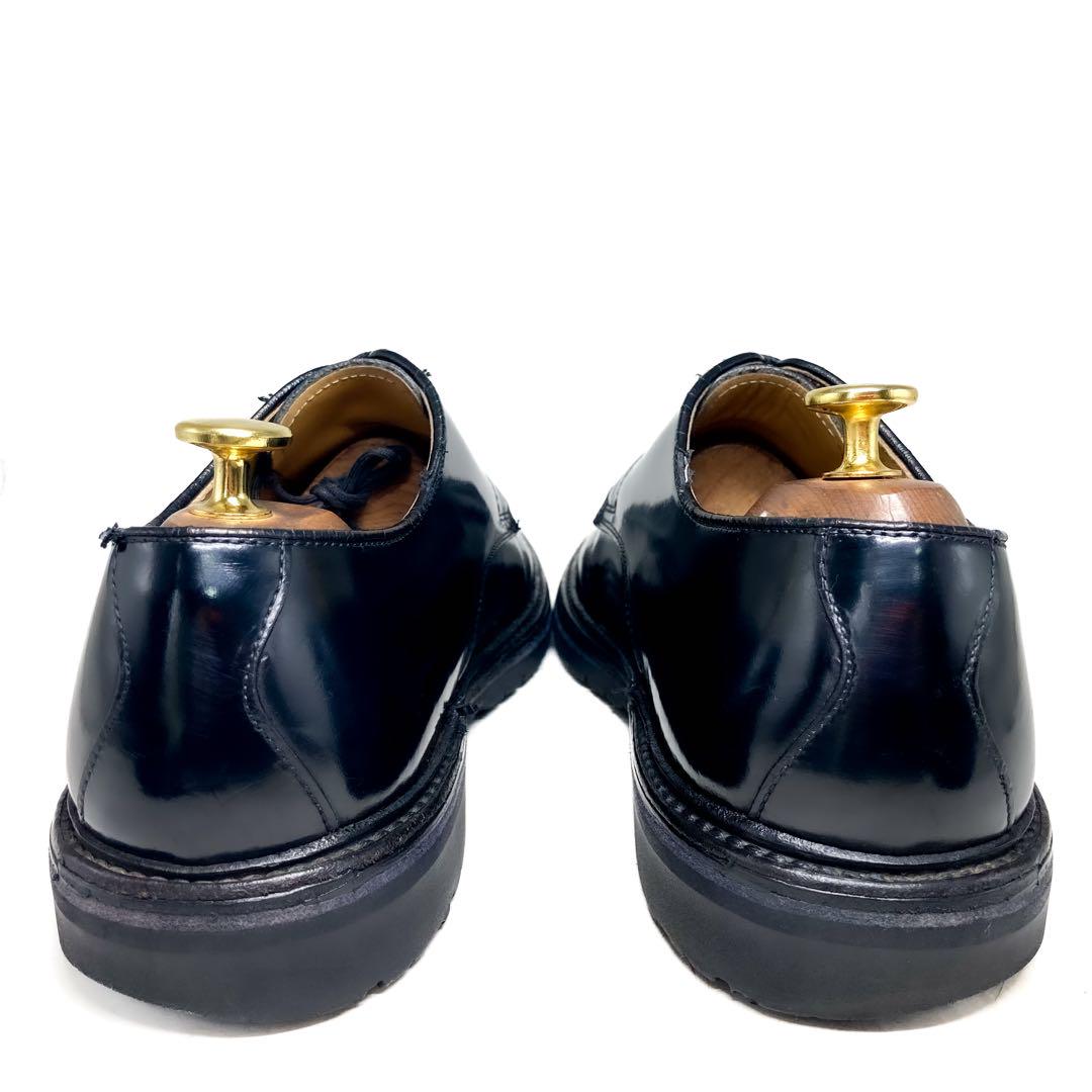 【美品】REGAL Uチップ JU15 ブラック REGAL リーガル JU15 Uチップ 外羽根 革靴 ビジネス 24.5 黒色