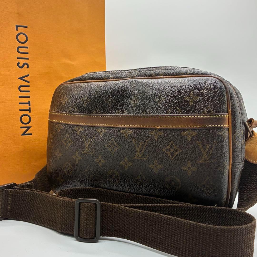 訳あり　ルイヴィトン　モノグラム　リポーターPM ショルダーバッグ　ヴィンテージ