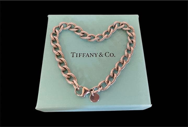 サイズ交換OK】 (新品仕上げレア商品)19cmTiffanyスクリューロープ