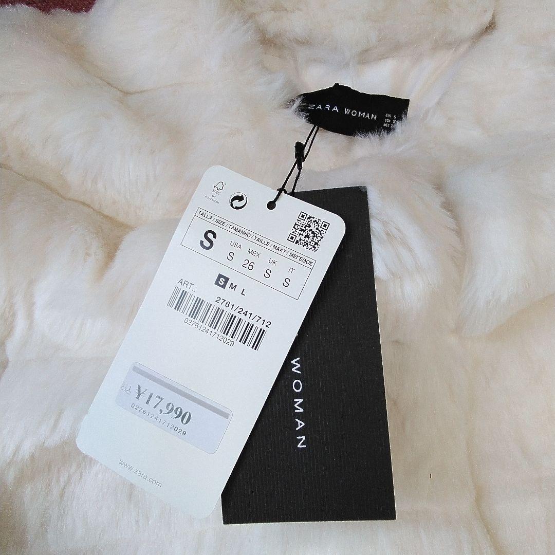 ZARA ファーコート　ファージャケット　アウター zara フェイクファージャケット ファーコート L - メルカリ