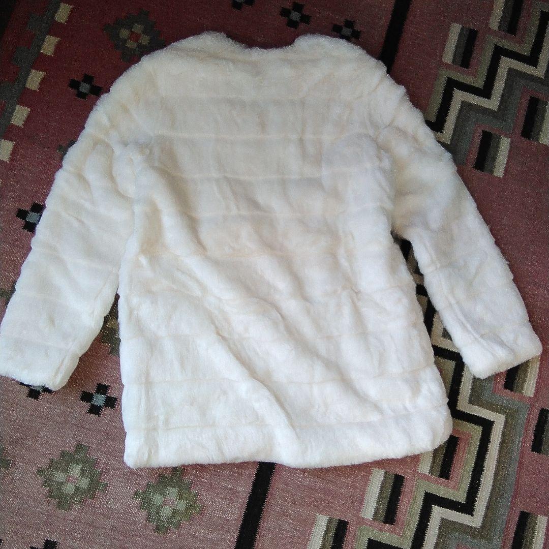 ZARA】ZW COLLECTION フェイクファー コート 4360/041/814 (ZARA